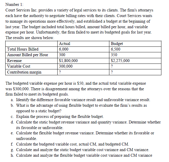 Number 1: Court Services Inc. provides a variety
