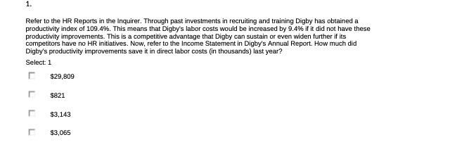 1. Refer to the HR Reports in the Inquirer.
