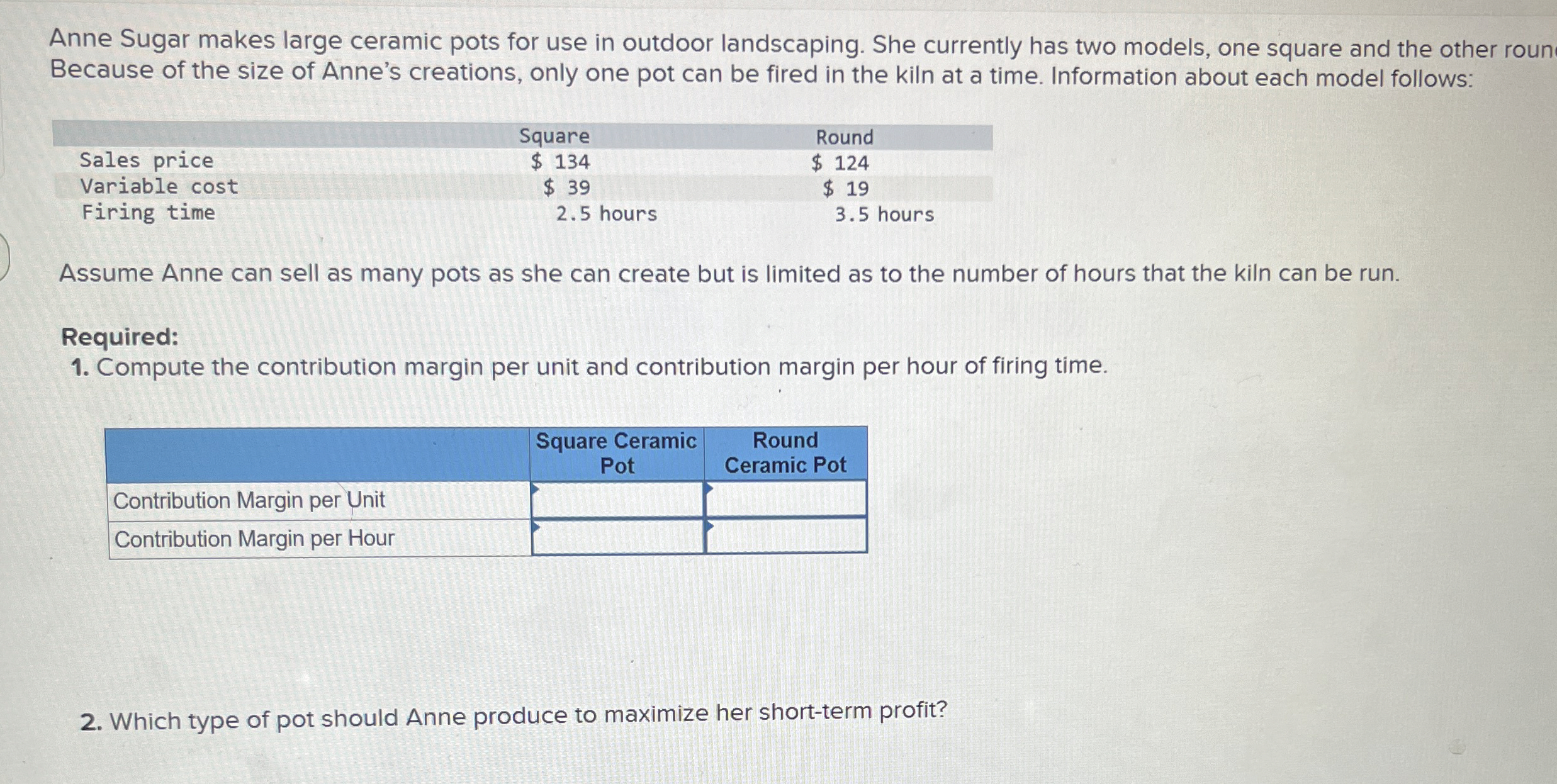 Anne Sugar makes large ceramic pots for use in