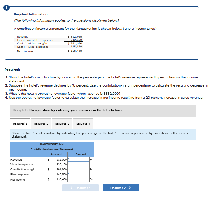 Required Information [ The following information
