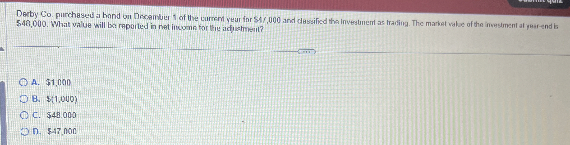 Derby Co . purchased a bond on December 1 of the