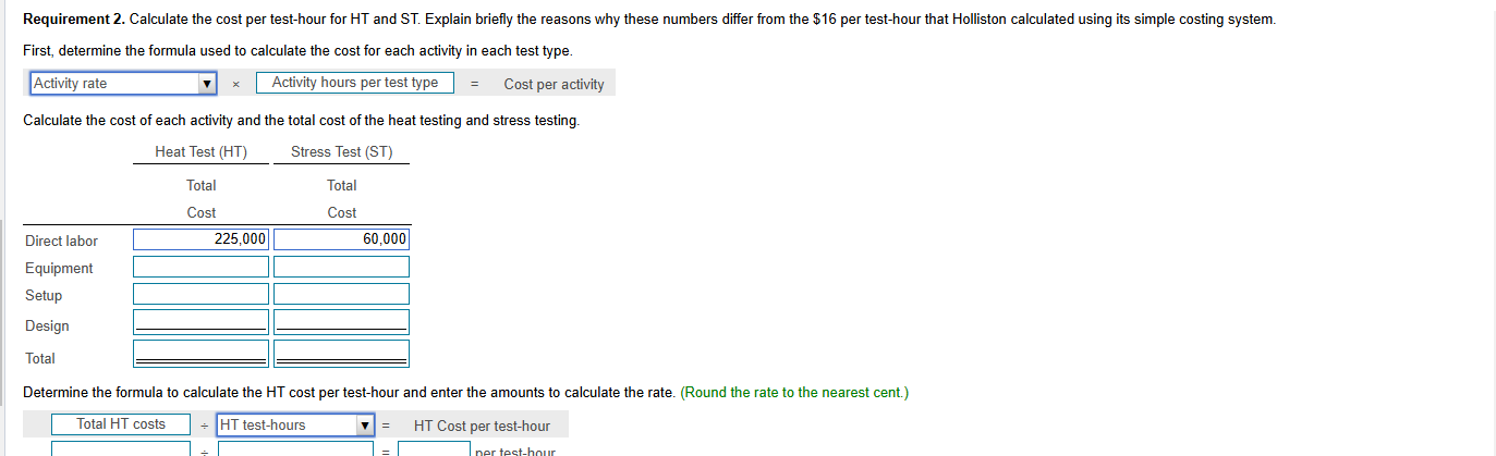 Classify each activity cost as output unit-level,