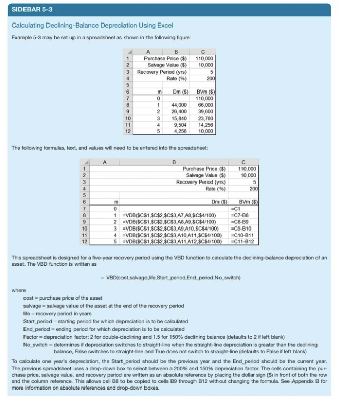 declining-balance method help: 13. A piece of