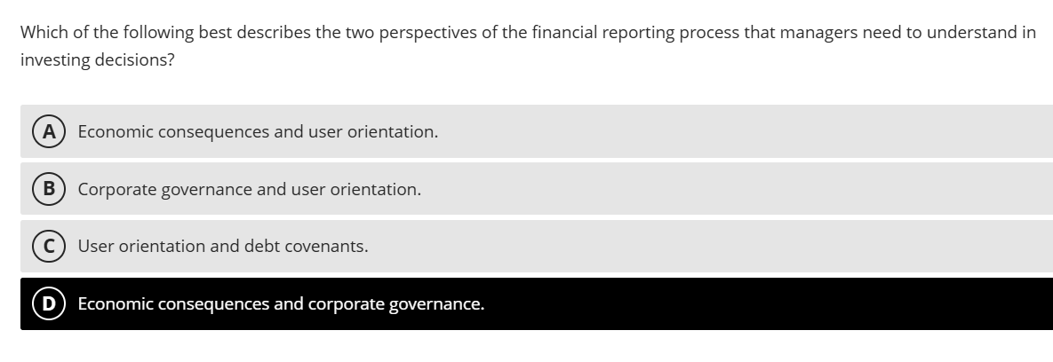 Which of the following best describes the two