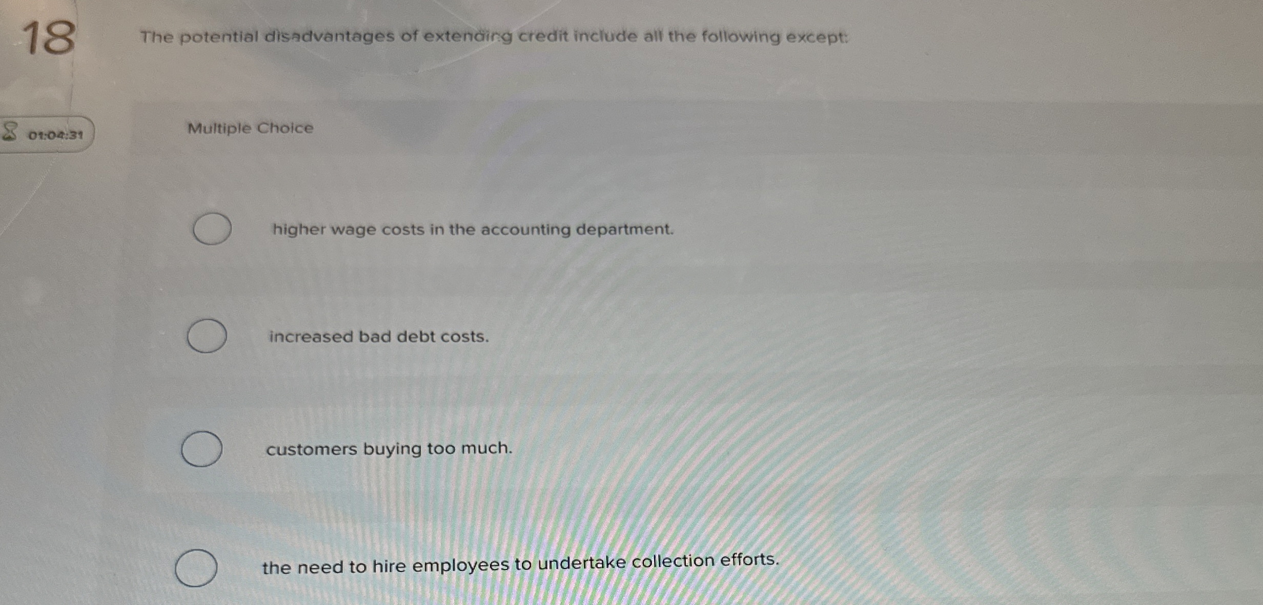 1 8 The potential disadvantages of extenairg