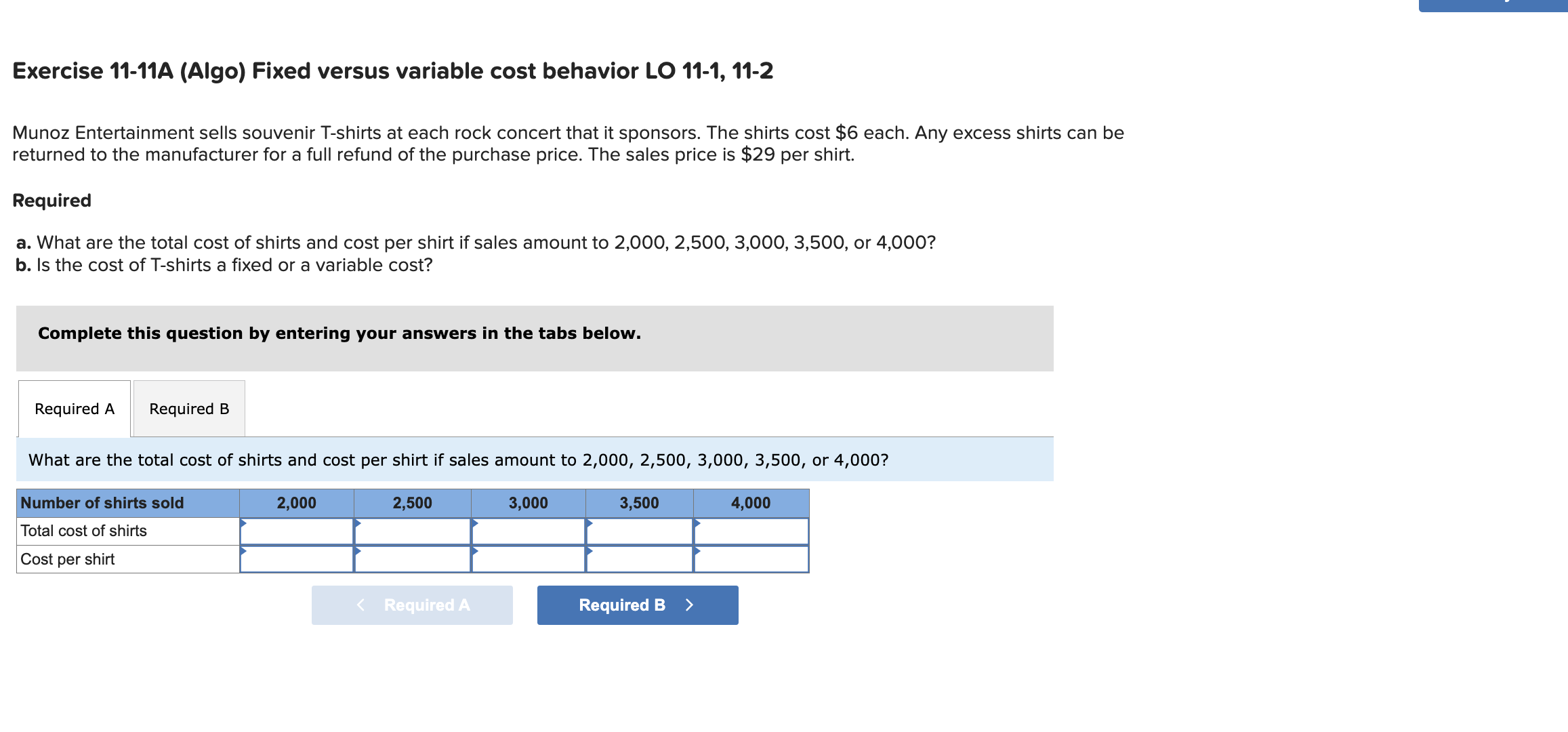 Exercise 1 1 - 1 1 A ( Algo ) Fixed versus