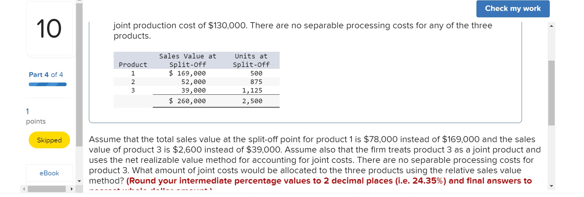 Chapter 7 Connect Homework 0 Saved Help Save &