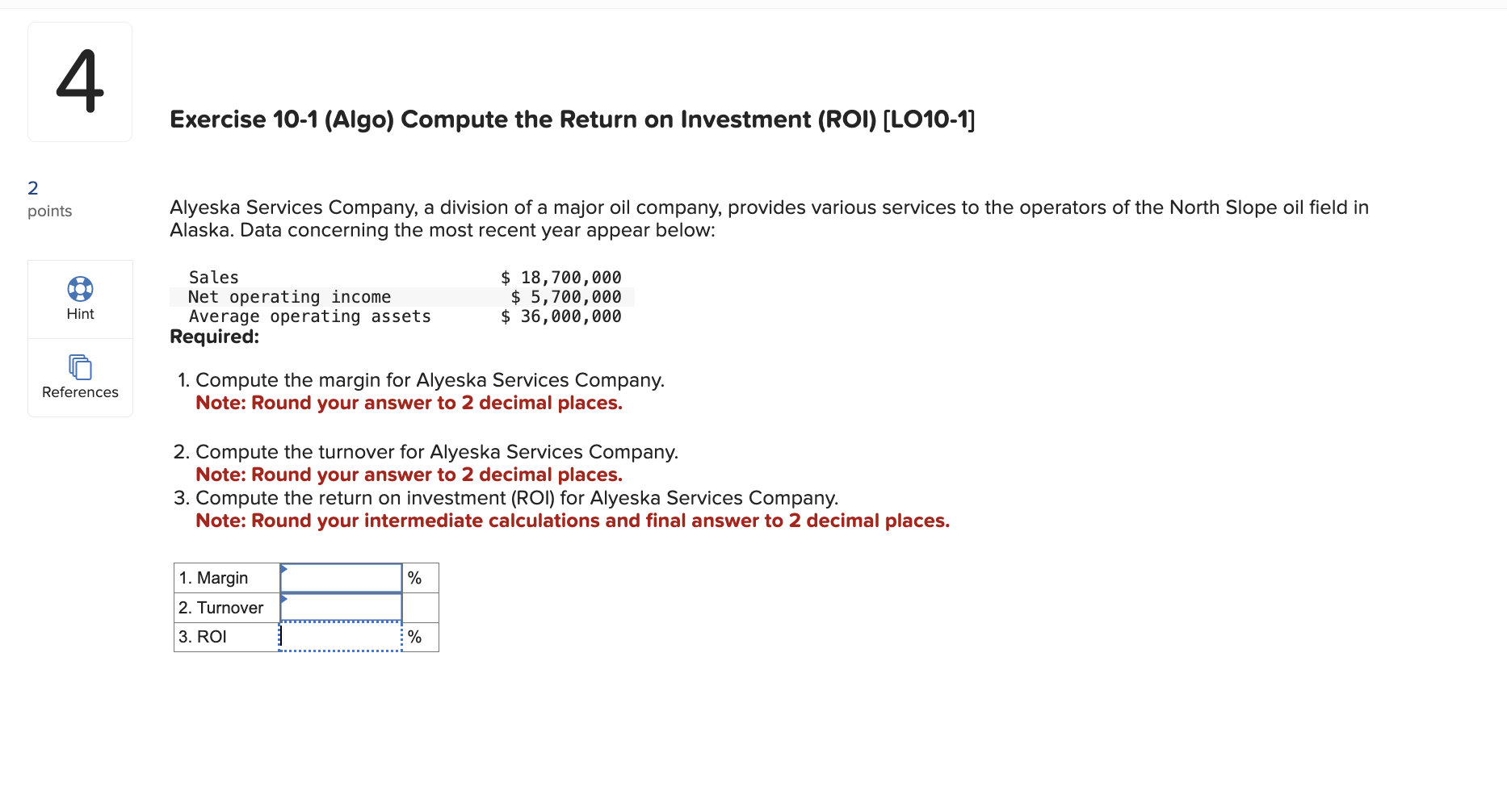 Exercise 1 0 - 1 ( Algo ) Compute the Return on