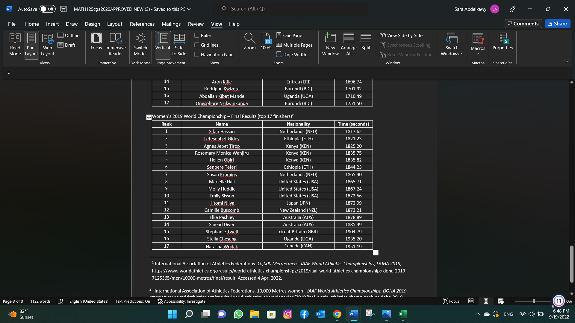 I need help with the question #4 w AutoSave Off