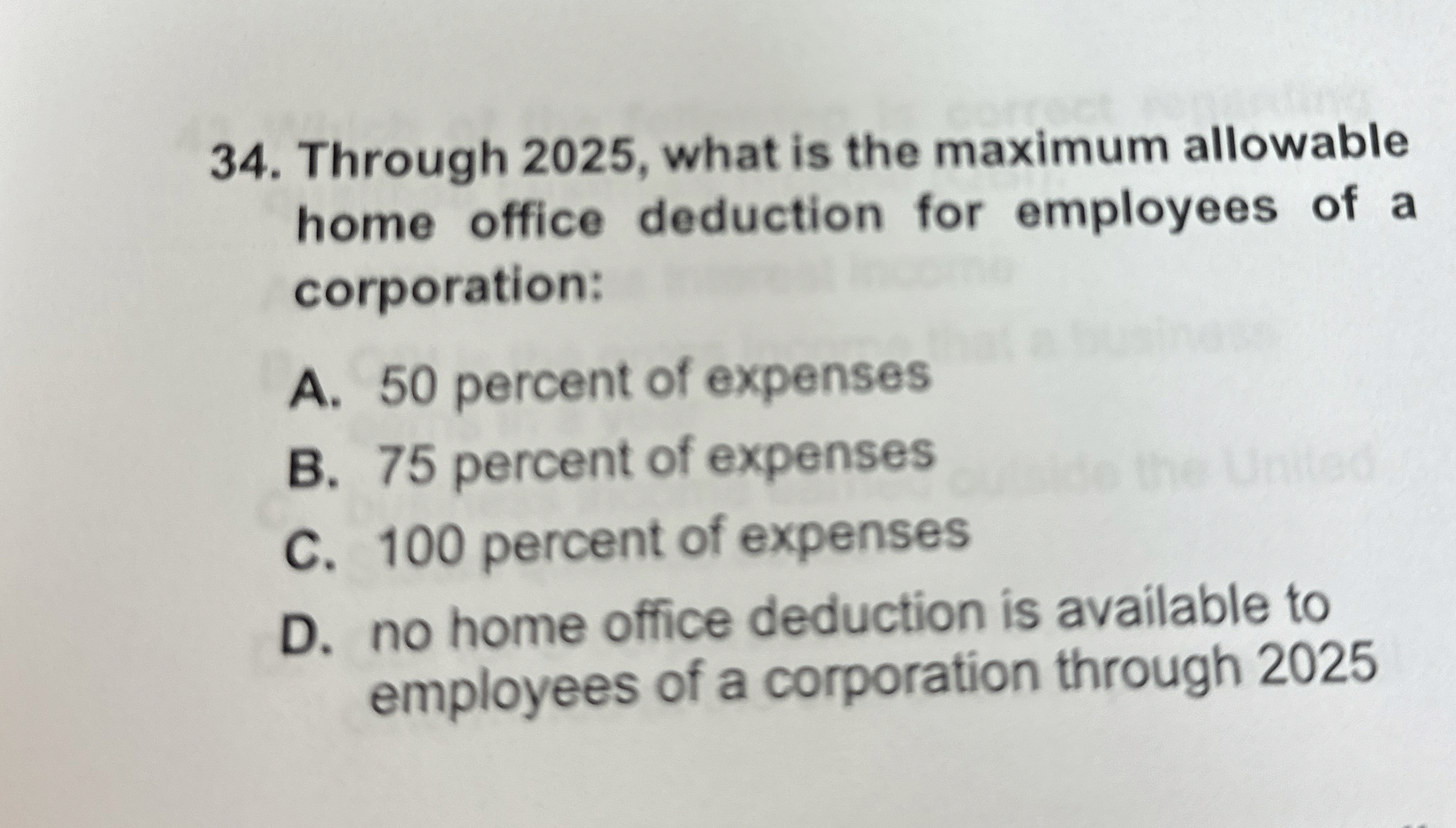 Through 2 0 2 5 , what is the maximum allowable