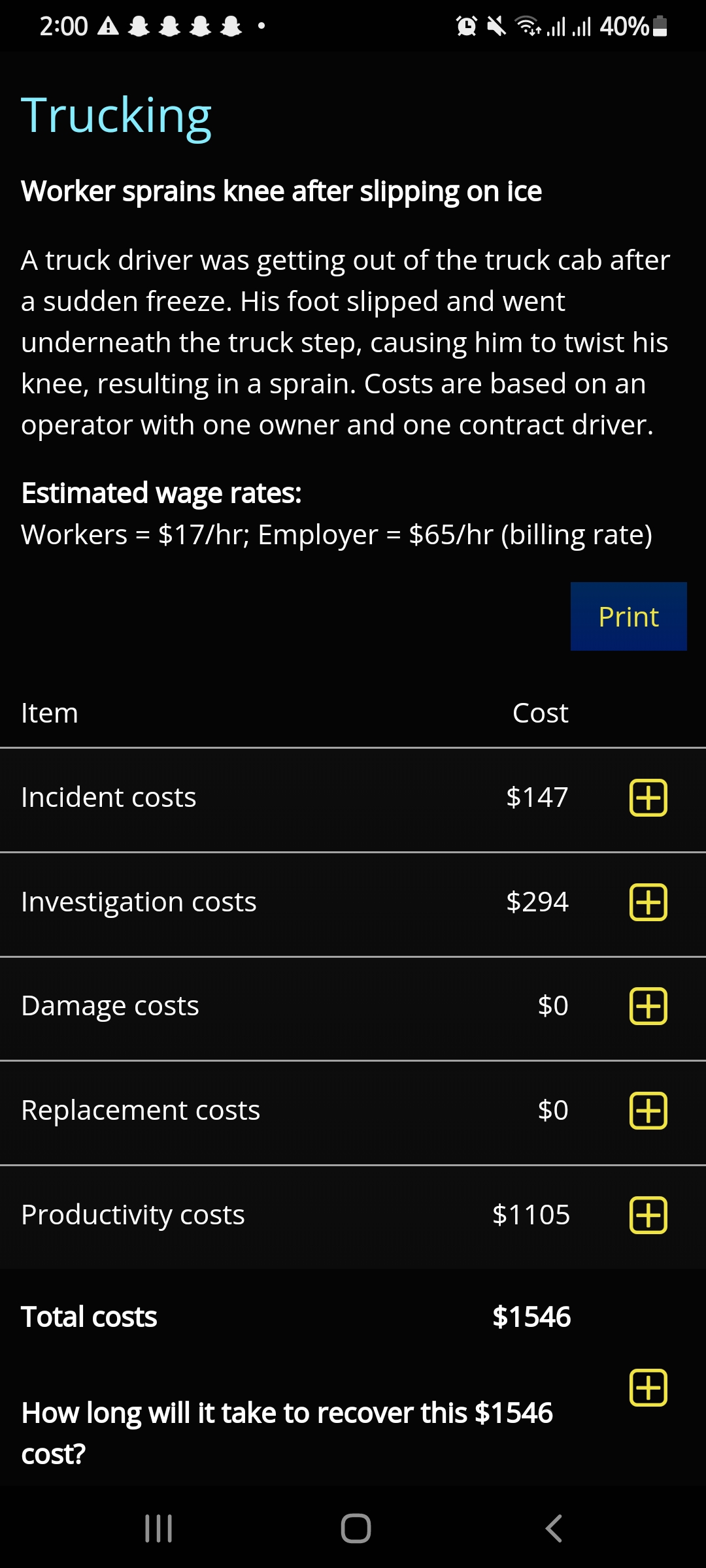 1:59 A * * & & all 40% Construction Worker