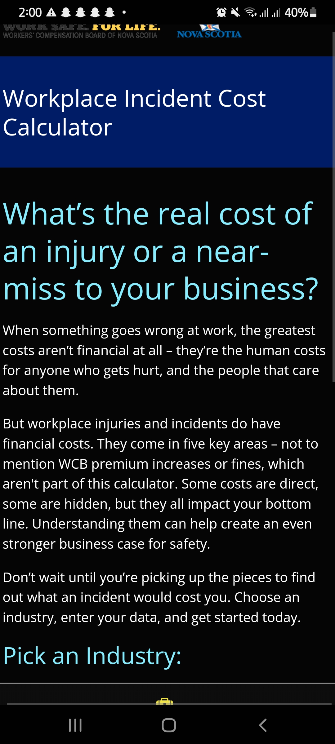 1:59 A * * & & all 40% Construction Worker