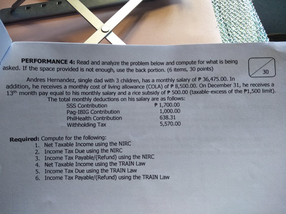 BANK RECONCILIATION PERFORMANCE 4: Read and