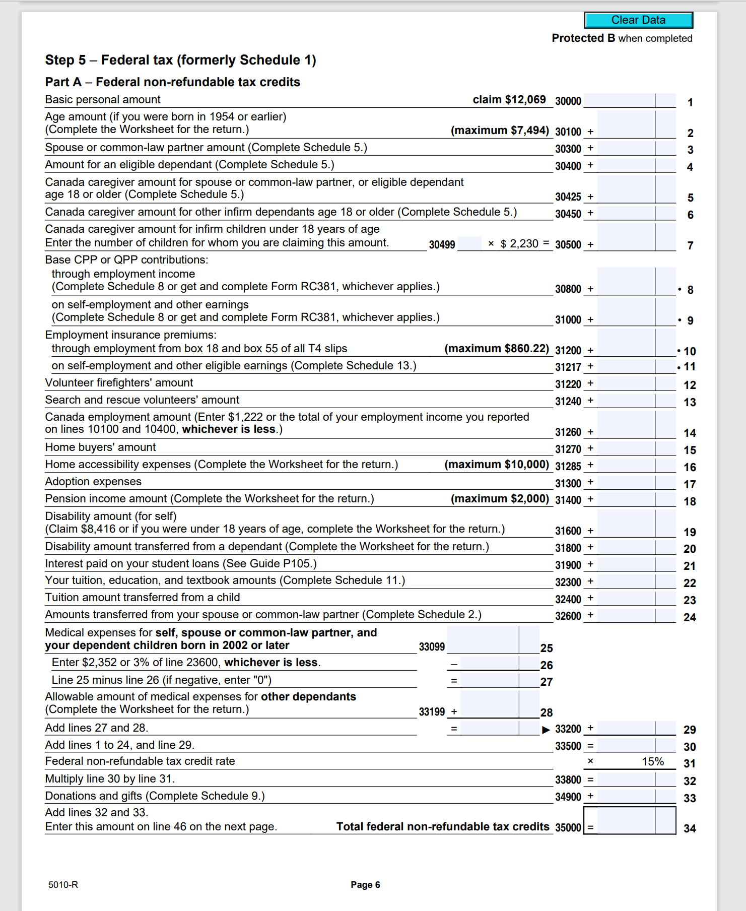 Clear Data Payer's name - Nom du payeur I+I