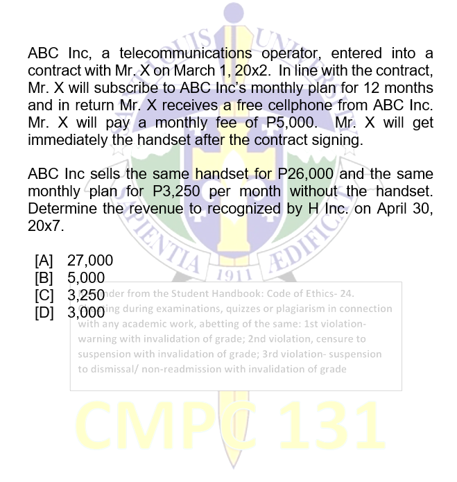 ITS Which statement is incorrect? UN A. A