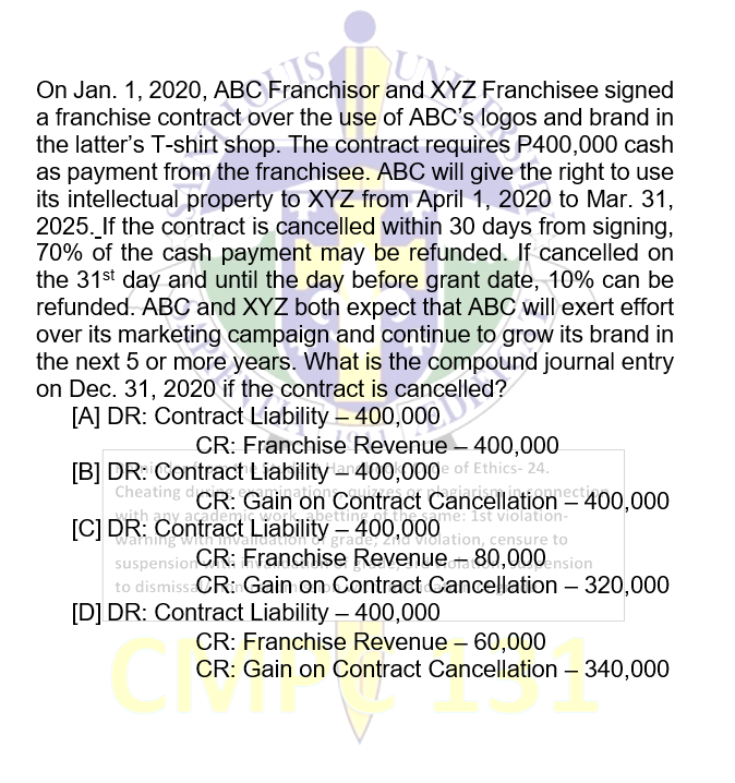 ITS Which statement is incorrect? UN A. A