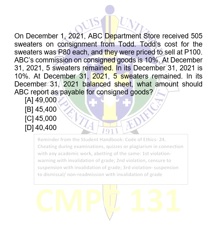 ITS Which statement is incorrect? UN A. A