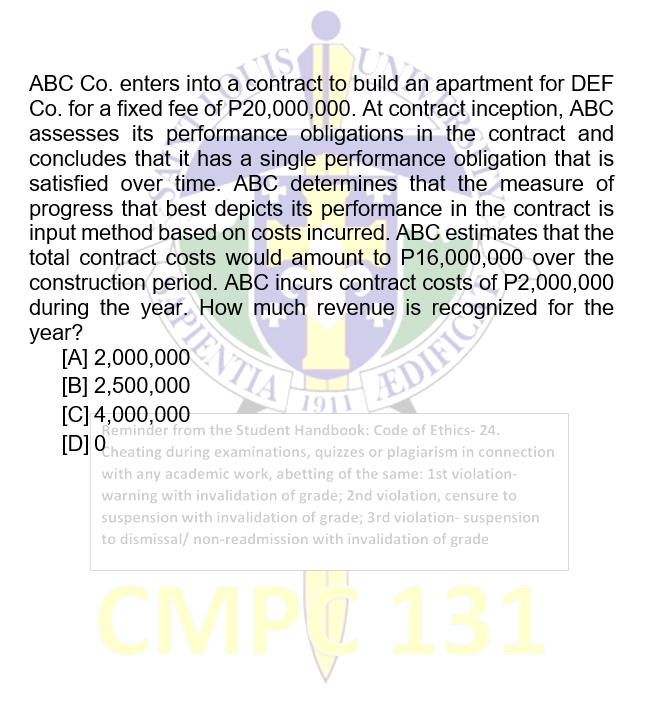 ITS Which statement is incorrect? UN A. A