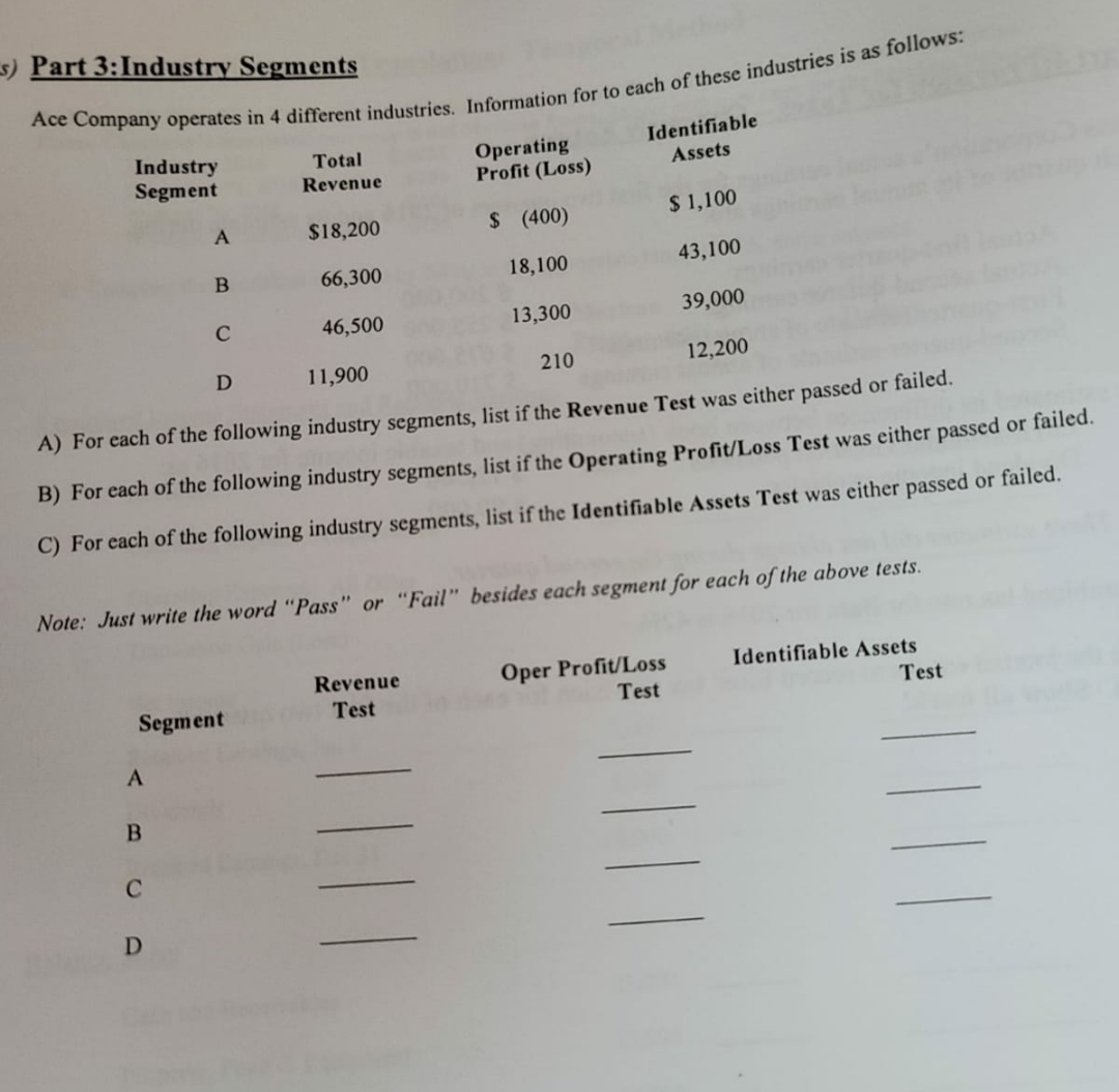 need help with this question please s) Part 3: