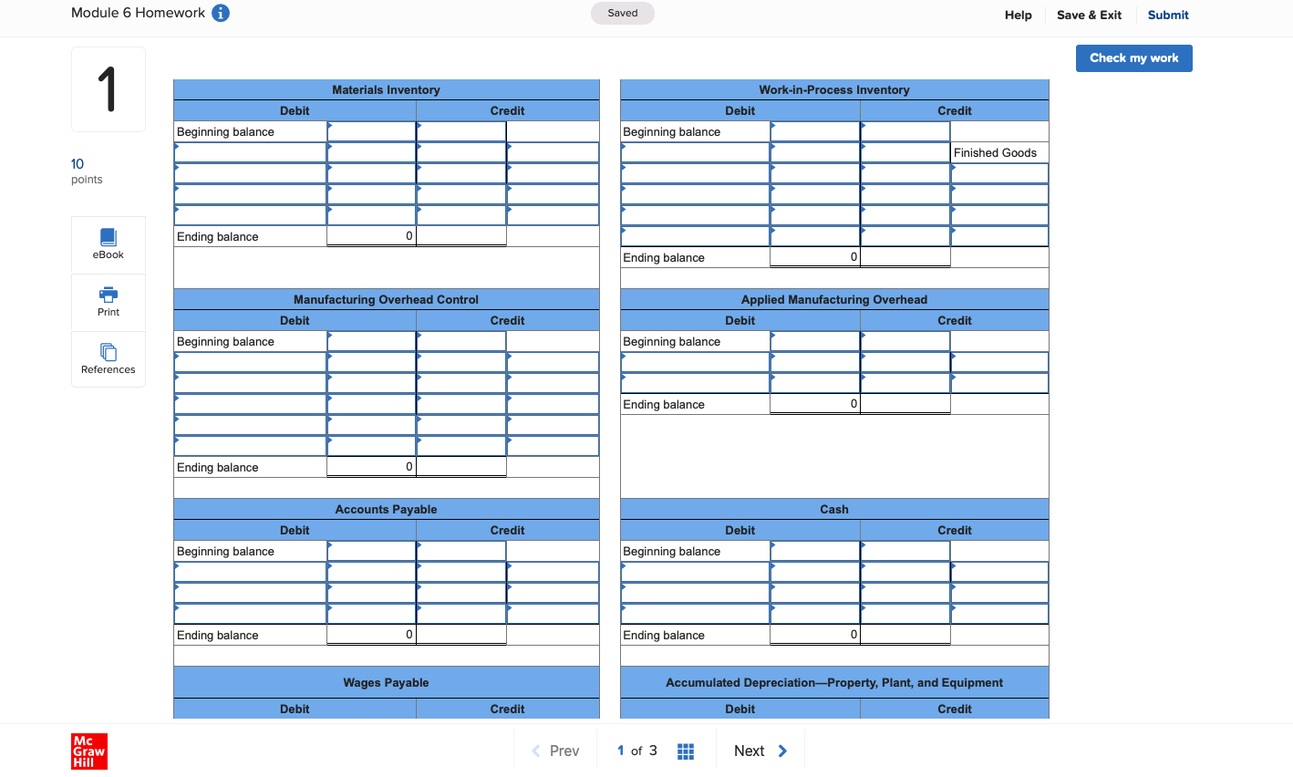 Module 6 Homework i Saved Help Save & Exit Submit