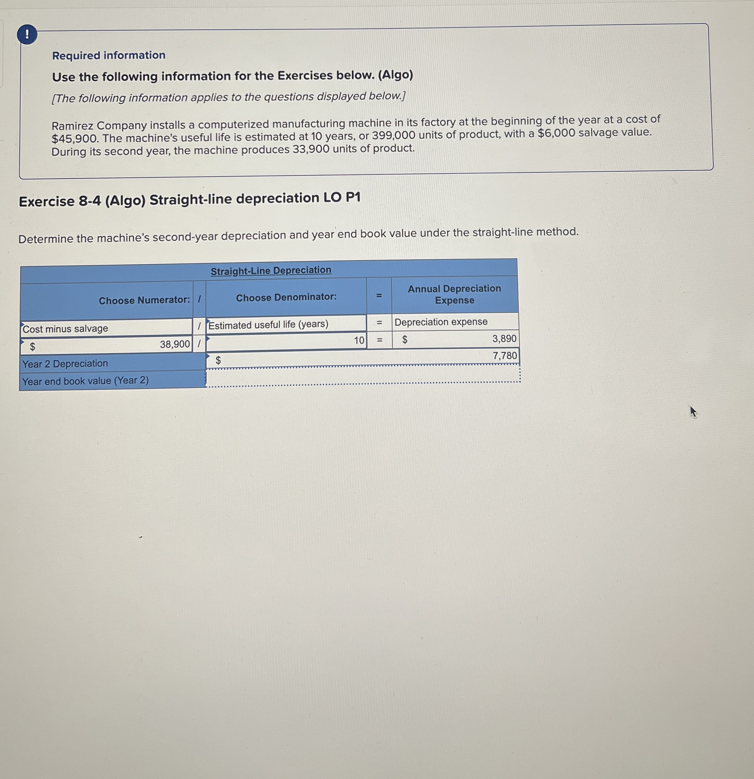 ! Required information Use the following
