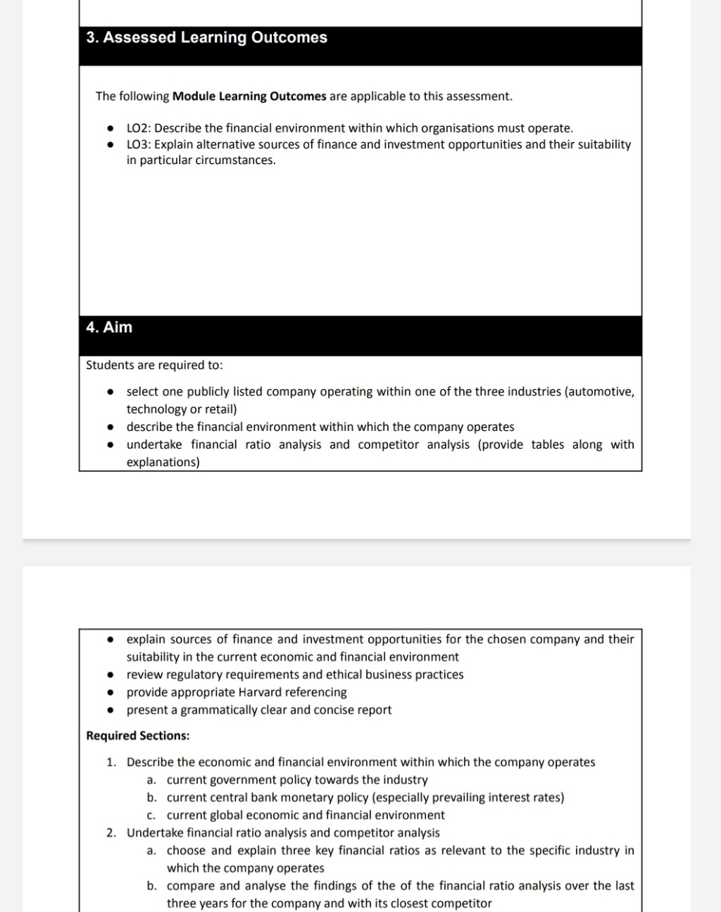 Please Solve Section 2 urgent 3. Assessed