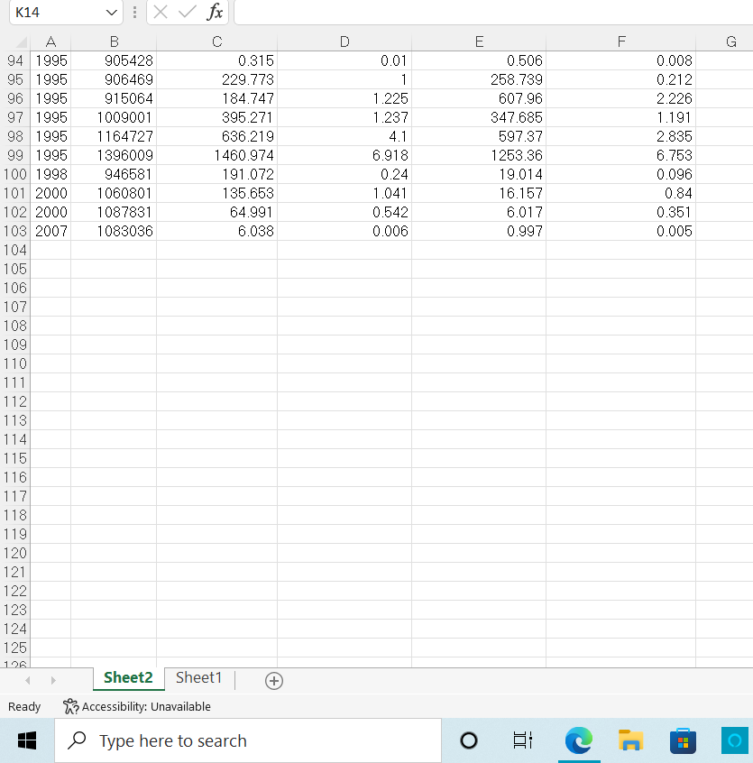 Open the Excel file. Use that method to catch the