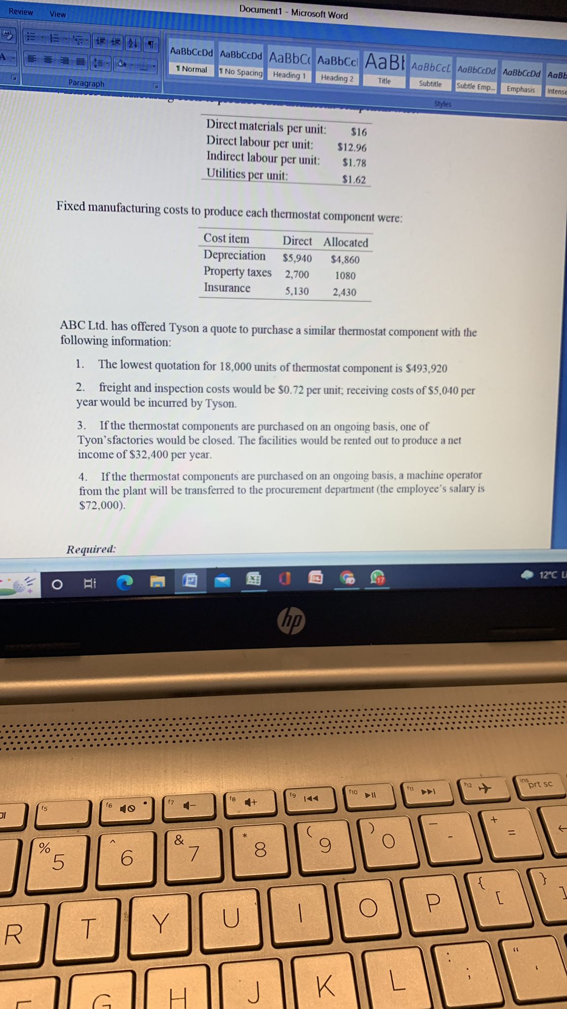 Document1 - Microsoft Word Review View 1 24 91