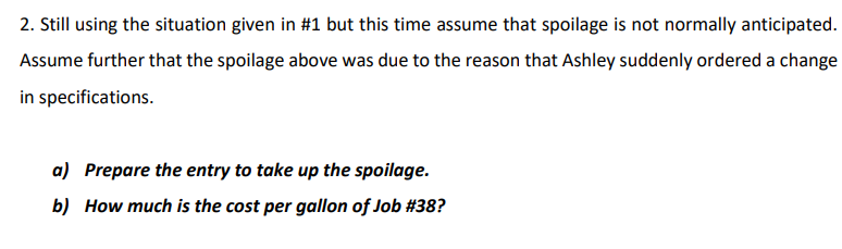 1. Ashton Paints produces a special paint for