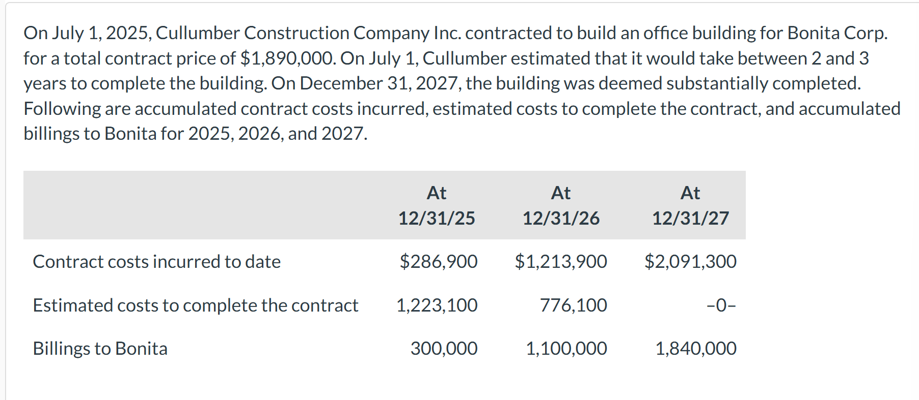 On July 1 , 2 0 2 5 , Cullumber Construction