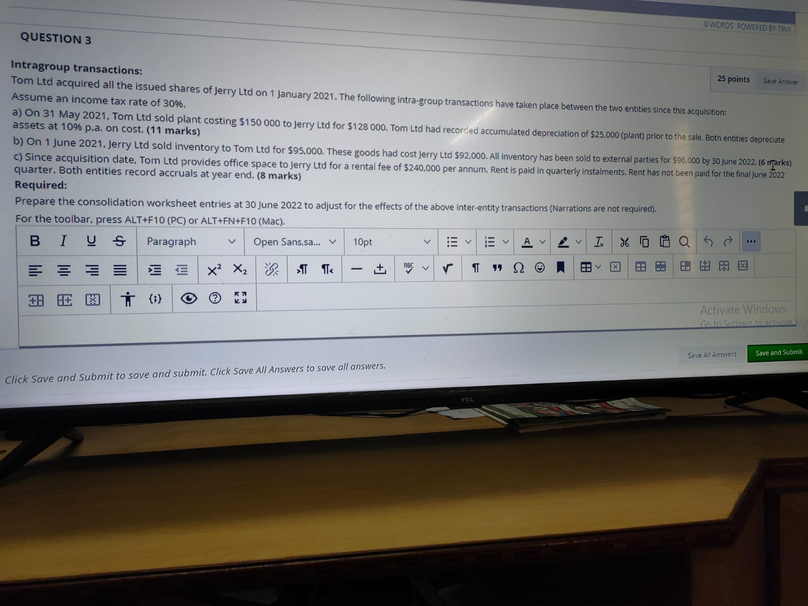 O WORDS POWERED BY TINY QUESTION 3 Intragroup