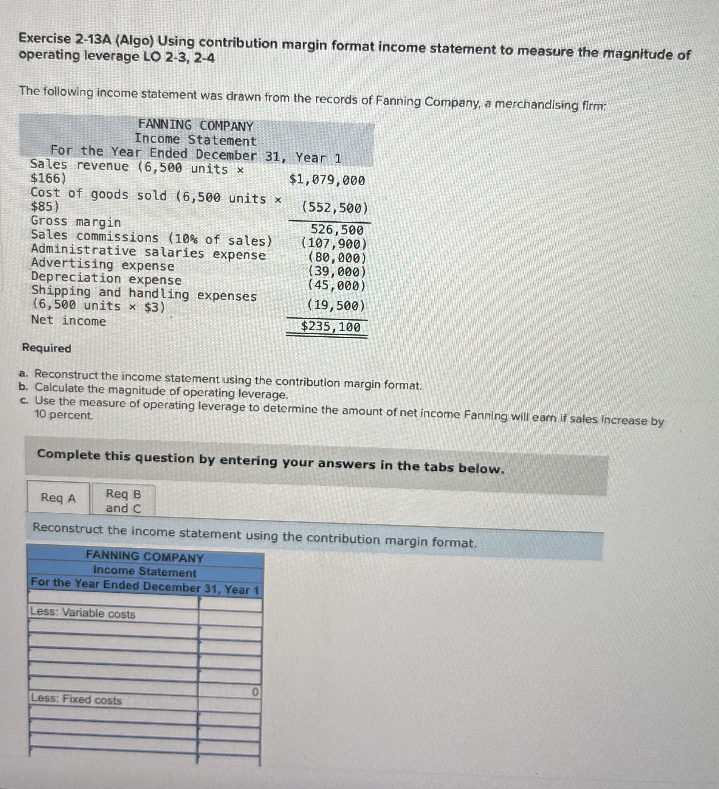 Exercise 2 - 1 3 A ( Algo ) Using contribution