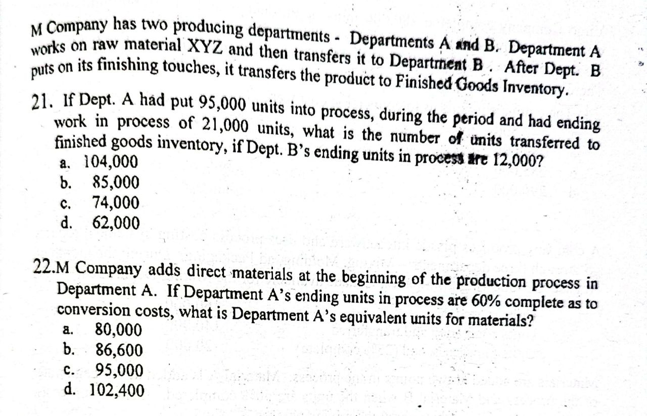Please answer items #20, #11-12, #17-18, & #21-22