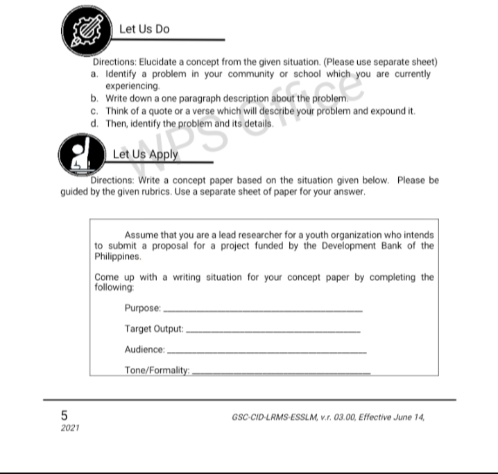 Need your help regarding this Lesson/Activities