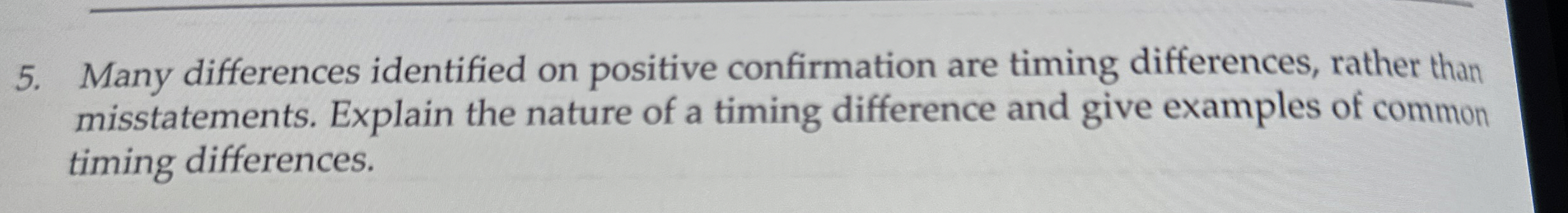 Many differences identified on positive