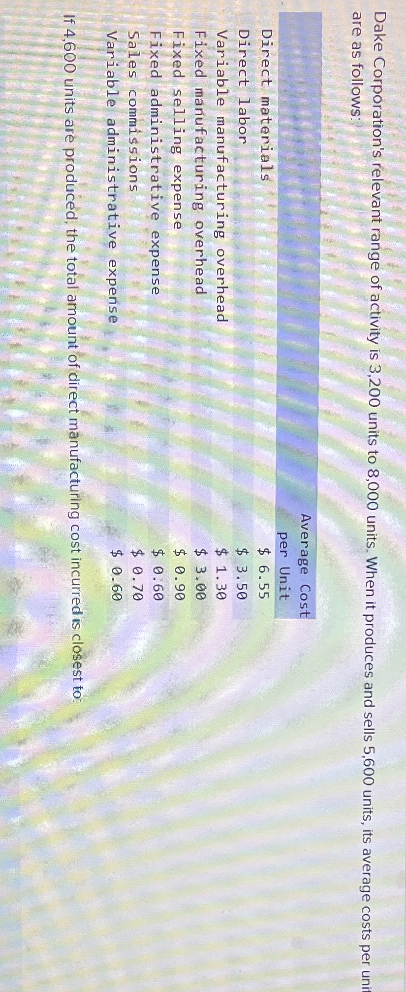 Can you please help with this question Dake