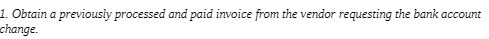 1. Obtain a previously processed and paid invoice