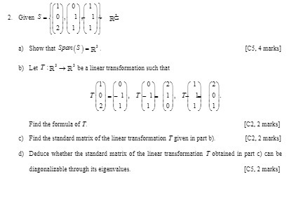 2. Given S - RC 2) Show that Spon (S ) - R'