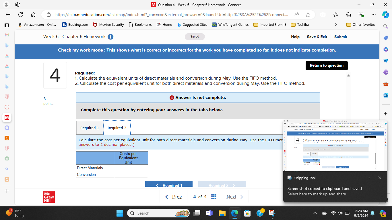 M Question 4 - Week 6 - Chapter 6 Homework -