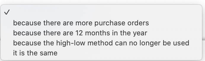 High-Low Method to Determine Fixed Cost and