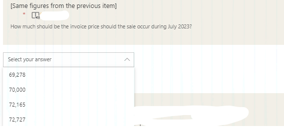 Jackie, a non-VAT taxpayer, wants to earn a 20%