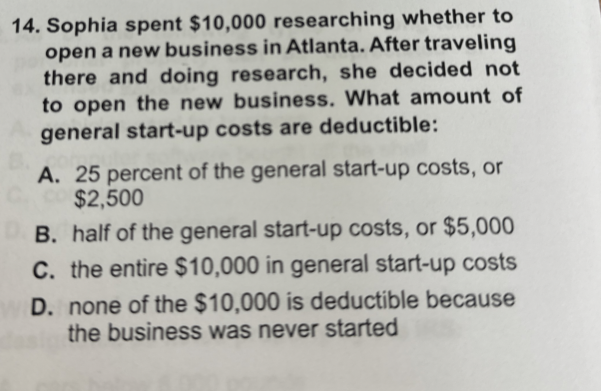 Sophia spent $ 1 0 , 0 0 0 researching whether to