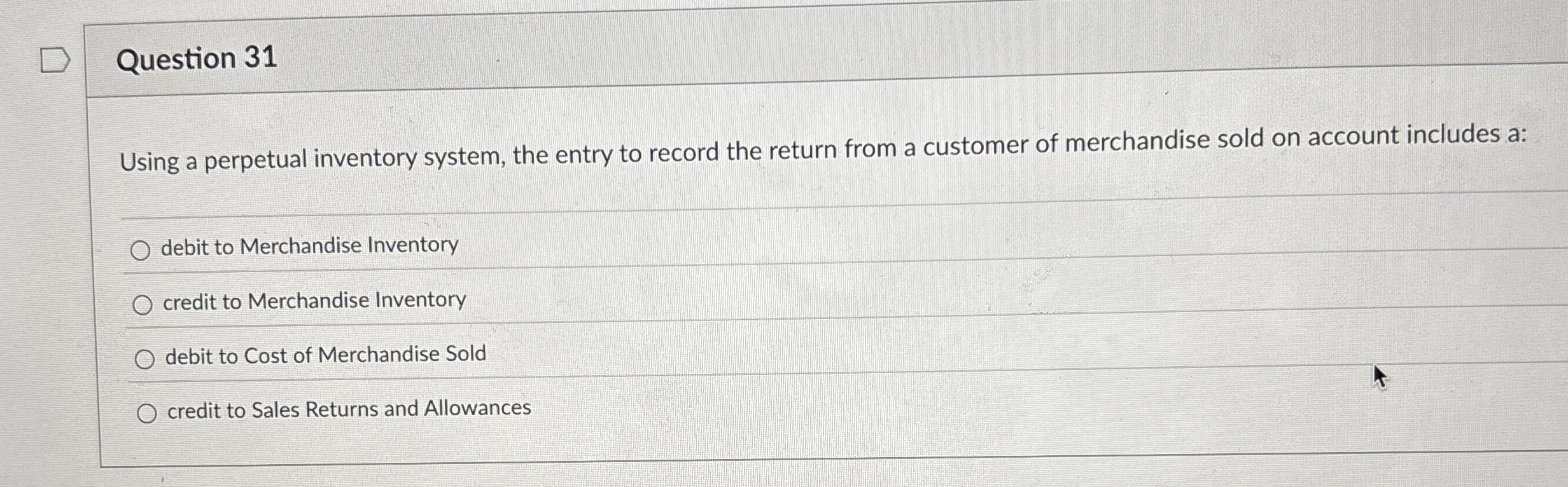 Question 3 1 Using a perpetual inventory system,