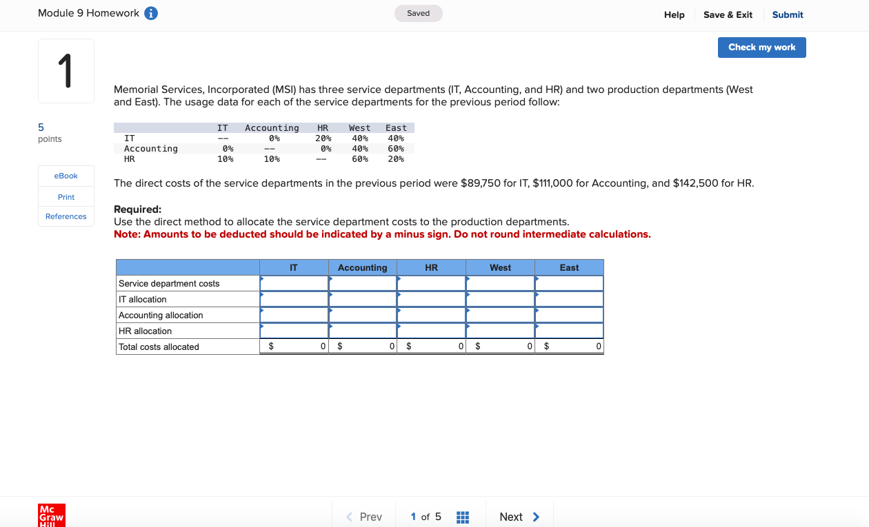 Module 9 Homework 3 Saved Help Save at Exit
