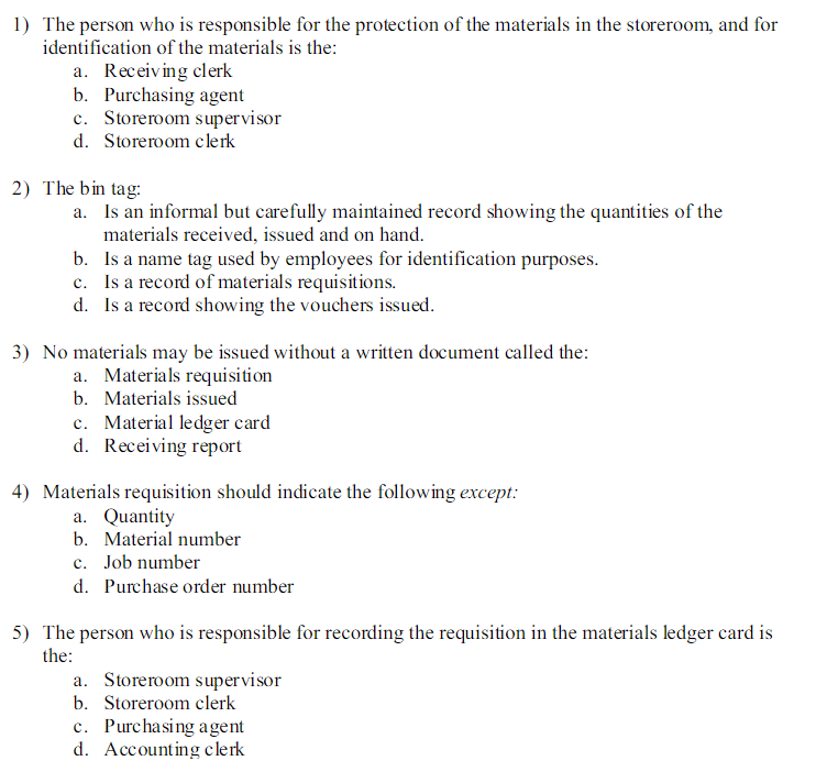 Chapter 4 152 MULTIPLE CHOICES - THEORETICAL 1.