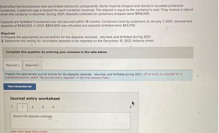 Diversified Semiconductors sells perishable