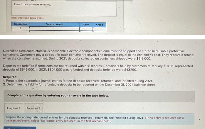 Diversified Semiconductors sells perishable