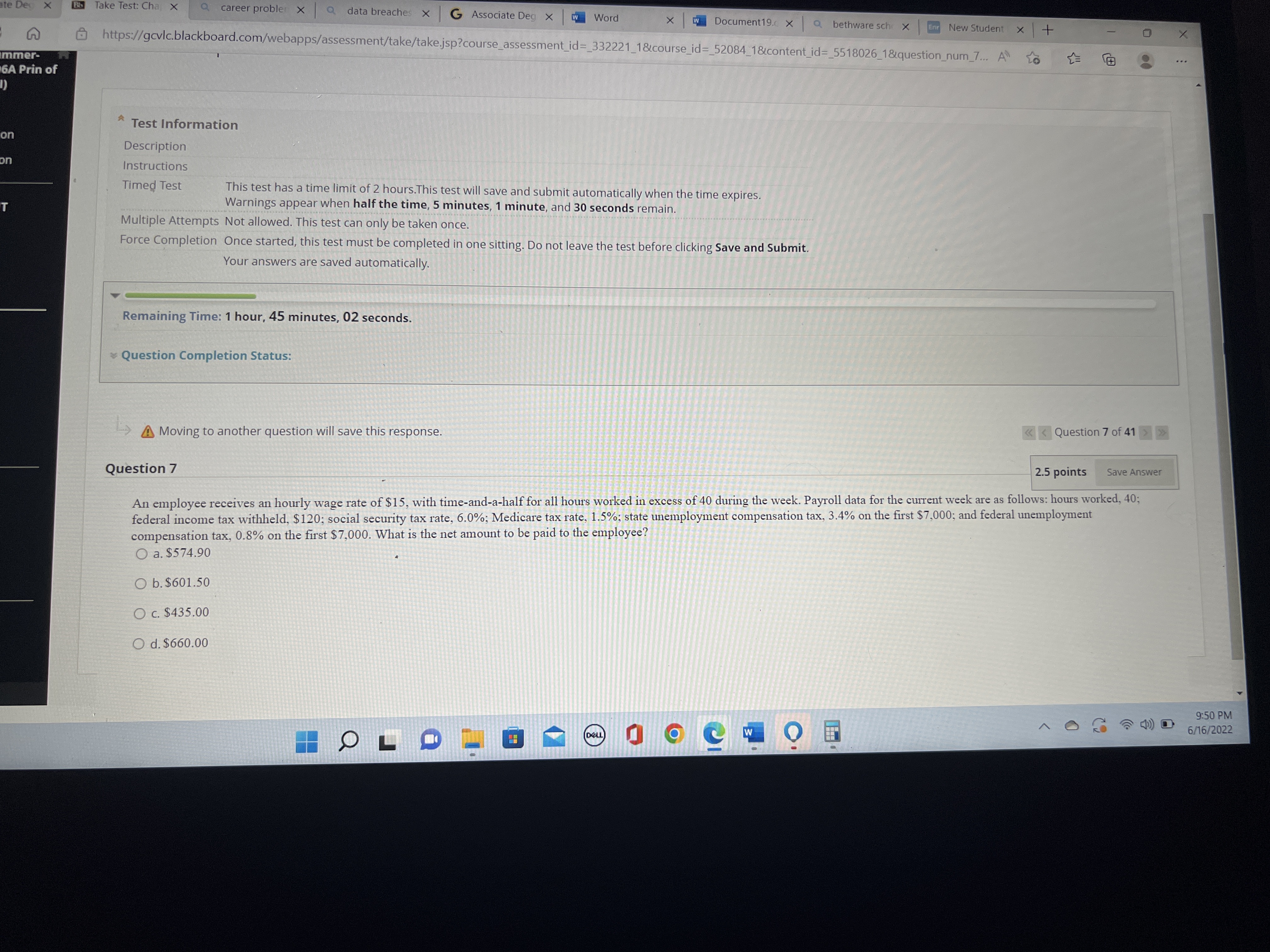 Take Test: Cha X Q career probler x Q data