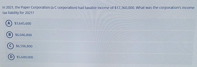 How to solve In 2 0 2 1 , the Paper Corporation (