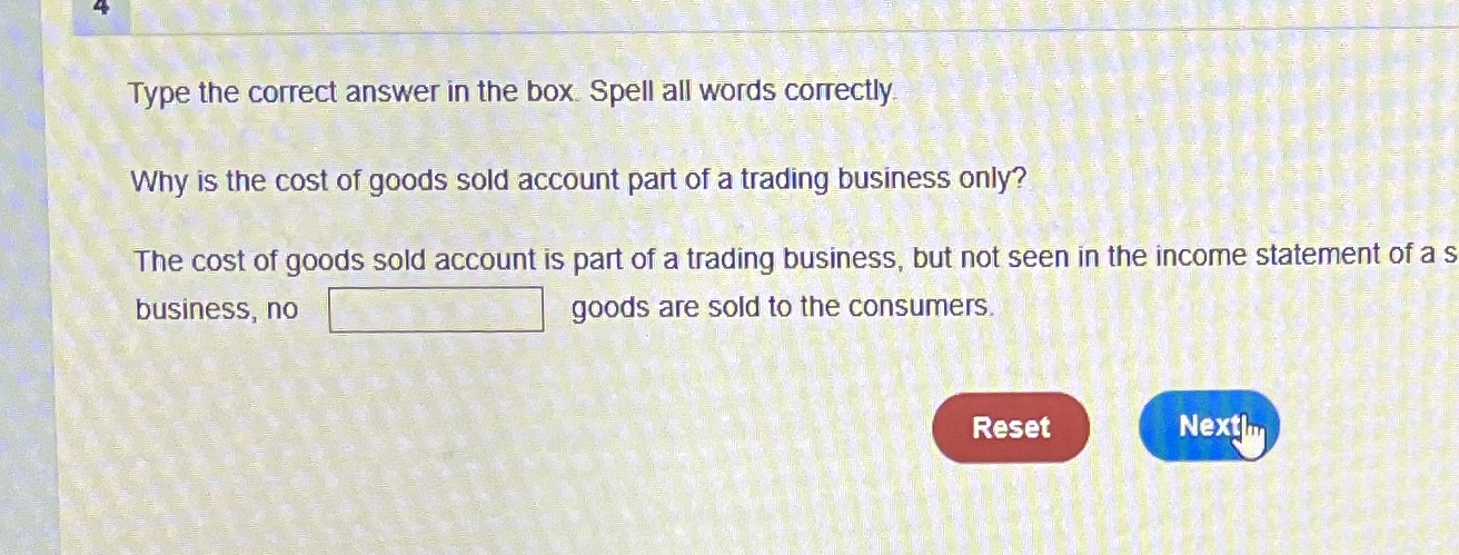 Type the correct answer in the box Spell all